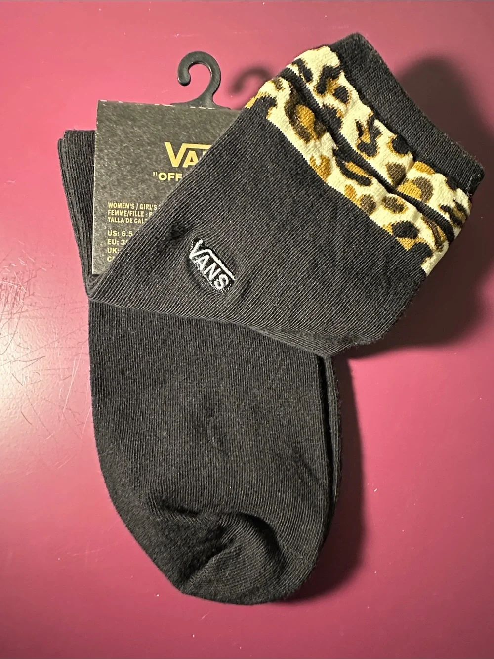 Vans Leopard Stripe Socks